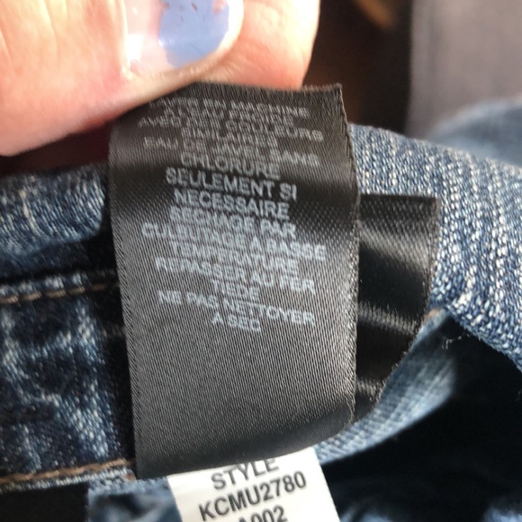 DKNY Womens Denim Jean Jacket Size Med - Picture 10 of 10